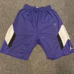 Destroyed Jordan Dri-fit basketball shorts L